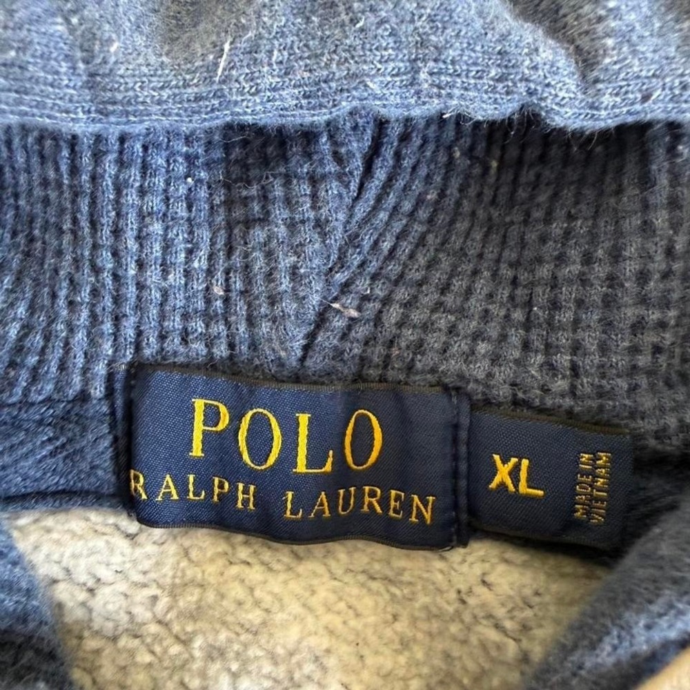 Navy blue Polo Ralph Lauren zip up hoodie - Picture 2 of 2